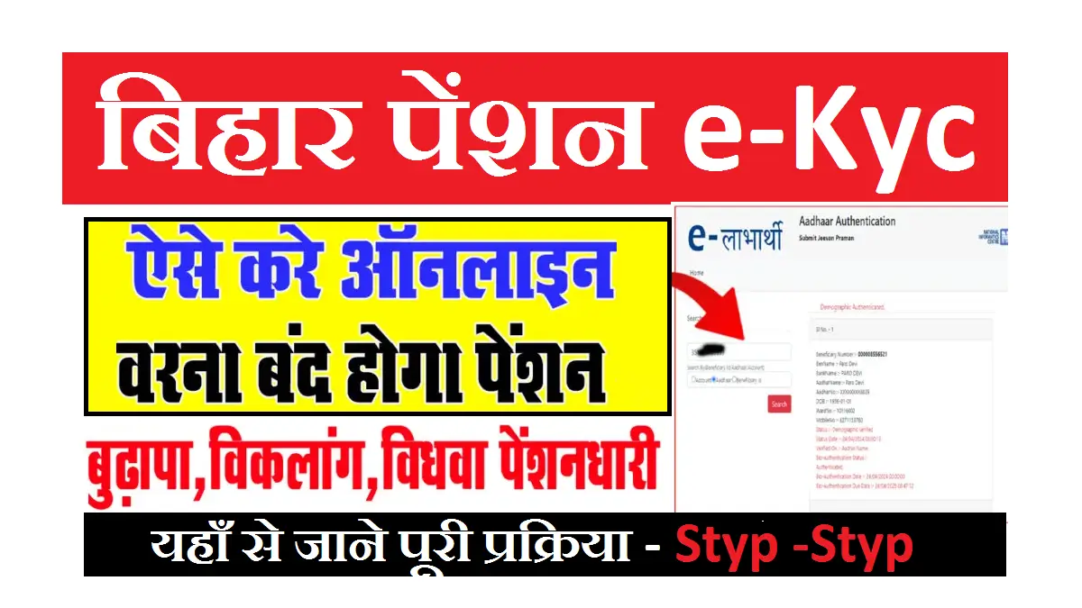 Elabharthi eKYC Online Kaise Kare 2025