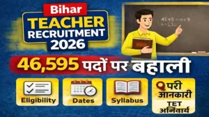 Bihar Teacher Vacancy 2026