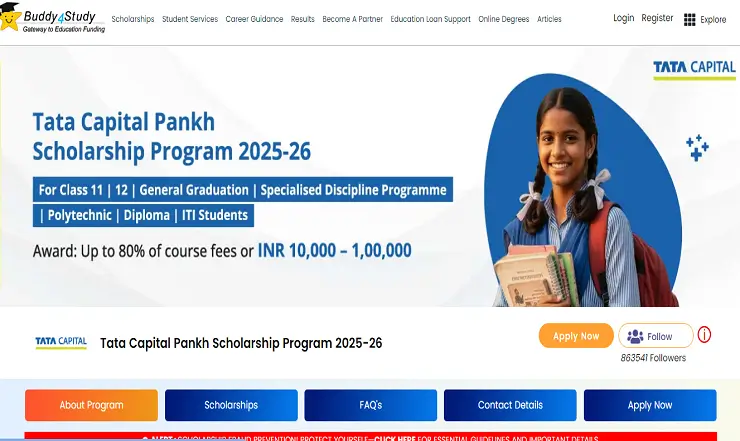 Tata Pankh Scholarship 2025-26
